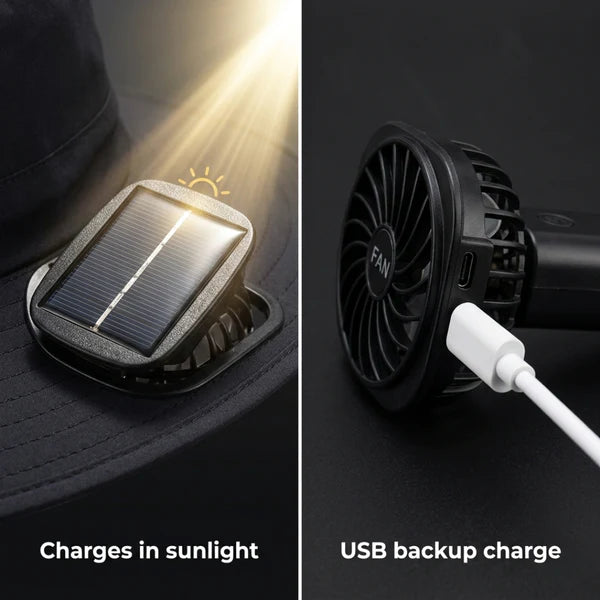 Oveltrix FanHat™ Solar-Powered Cooling Hat