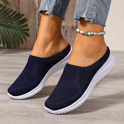 Oveltrix - Women’s Breathable Knit Slip-On Walking Shoes