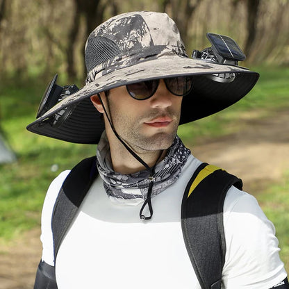 Oveltrix FanHat™ Solar-Powered Cooling Hat