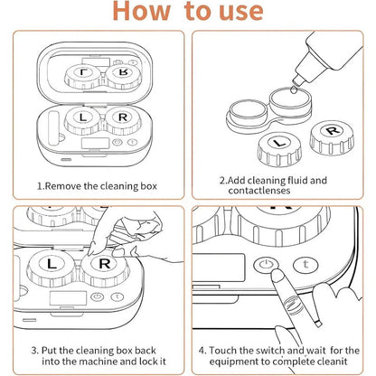 Ultrasonic Contact Lens Cleaner