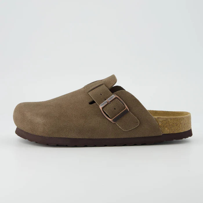 Genuine Suede Clogs by Oveltrix