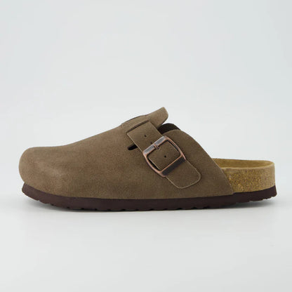 Genuine Suede Clogs by Oveltrix