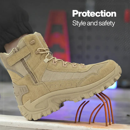 🔥50% OFF🔥 New Year Sale🎄OVELTRIX Orthopedic Work Boots – Waterproof, Anti-Slip & Anti-Sprain