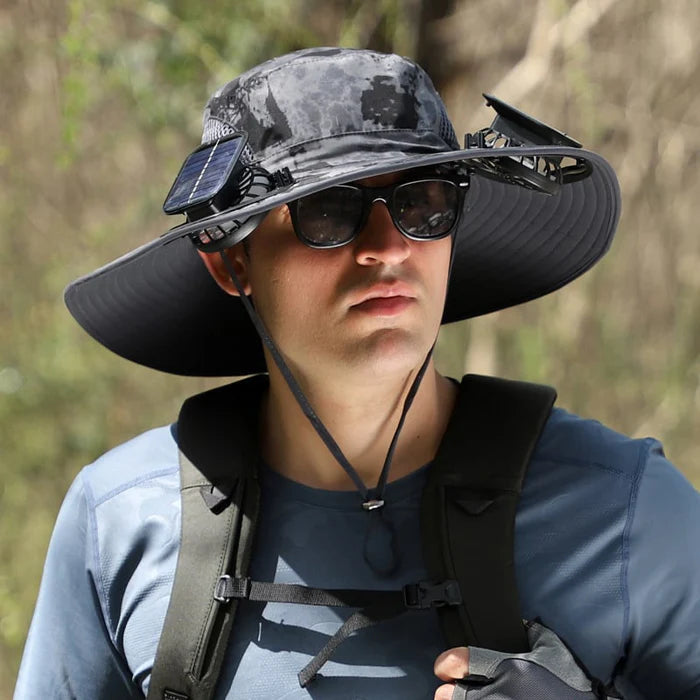 Oveltrix FanHat™ Solar-Powered Cooling Hat
