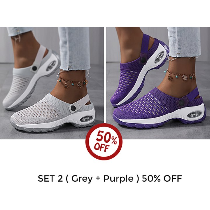 ⭐ Last Day Sale 50% OFF ⭐Women's Orthopedic Clogs With Air Cushion Support to Reduce Back and Knee Pressure