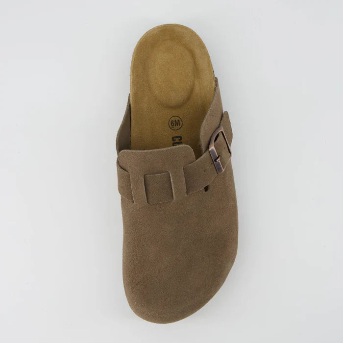 Genuine Suede Clogs by Oveltrix