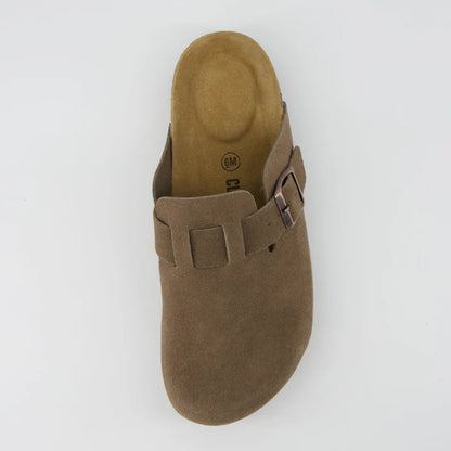 Genuine Suede Clogs by Oveltrix