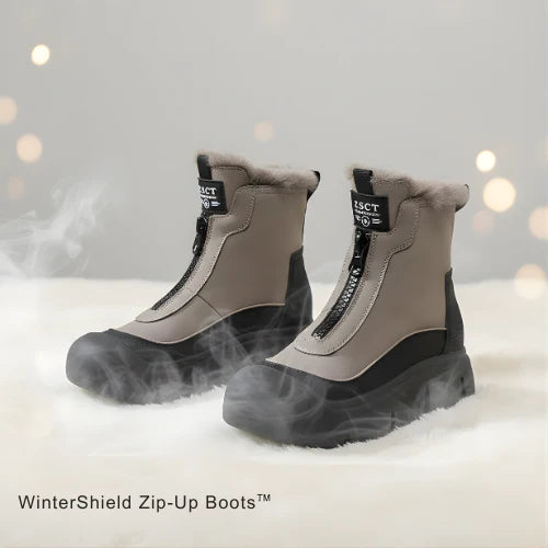 WinterShield Zip-Up Boots ™ – Stay Warm, Walk in Style