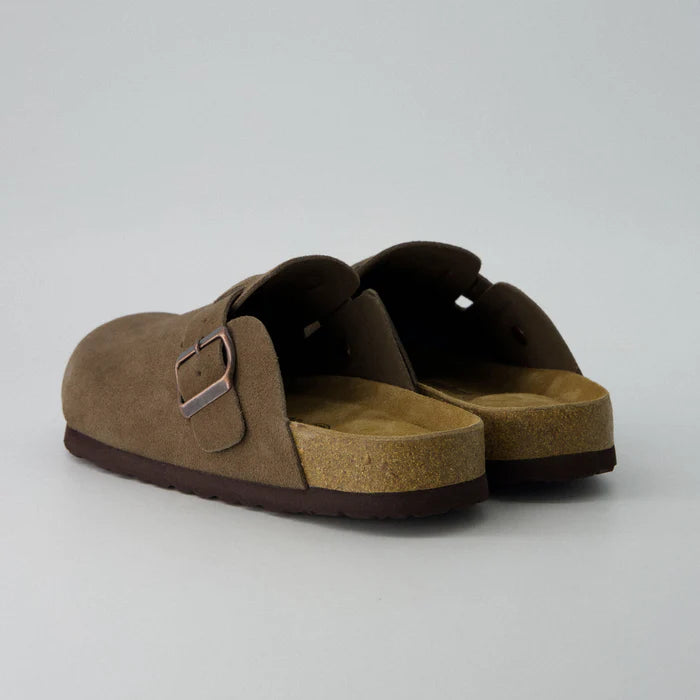 Genuine Suede Clogs by Oveltrix