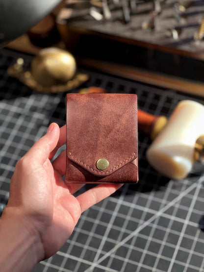 Sorrin — Handmade Full Grain Leather Wallet with Pen Slot
