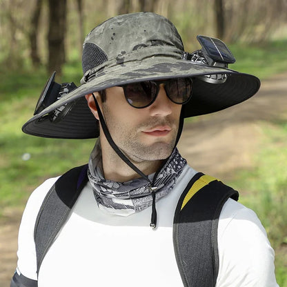 Oveltrix FanHat™ Solar-Powered Cooling Hat