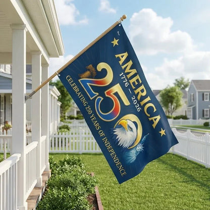 Flagwix American Flag - America 250th Anniversary Grommet Flag for Patriotic Decor