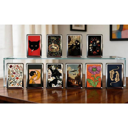 Vintage Style Versatile Metal Wallets Credit Card Case