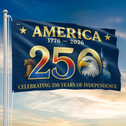 Flagwix American Flag - America 250th Anniversary Grommet Flag for Patriotic Decor
