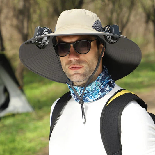 Oveltrix FanHat™ Solar-Powered Cooling Hat