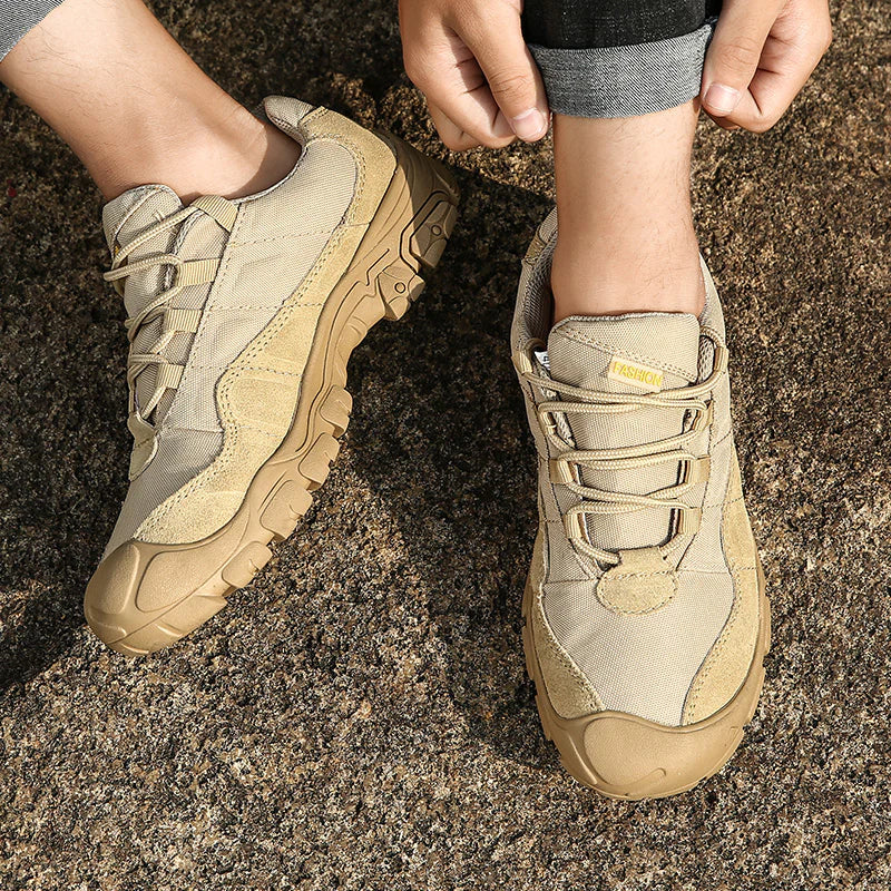 Men’s ASTM-Certified Steel Toe Work Shoes – Puncture-Resistant, Arch Support, Wide Toe Box, Breathable, Lightweight & Slip-Resistant