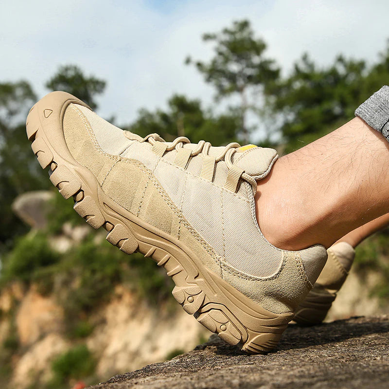 Men’s ASTM-Certified Steel Toe Work Shoes – Puncture-Resistant, Arch Support, Wide Toe Box, Breathable, Lightweight & Slip-Resistant