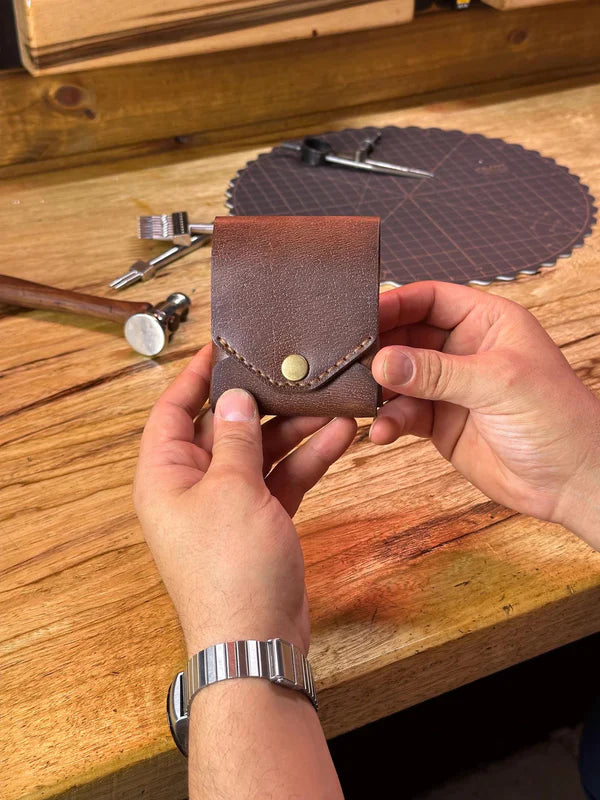 Sorrin — Handmade Full Grain Leather Wallet with Pen Slot