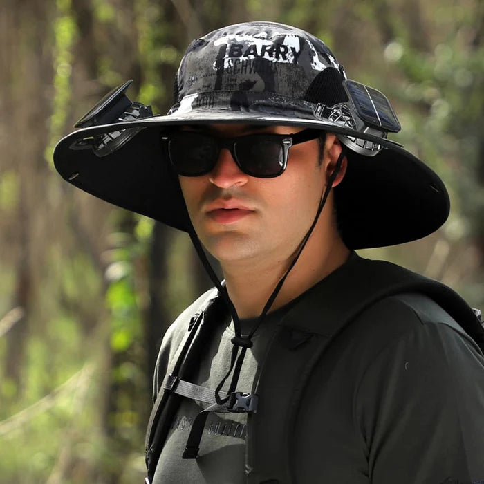 Oveltrix FanHat™ Solar-Powered Cooling Hat