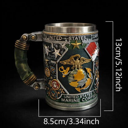 Handcrafted Military Pride Mug