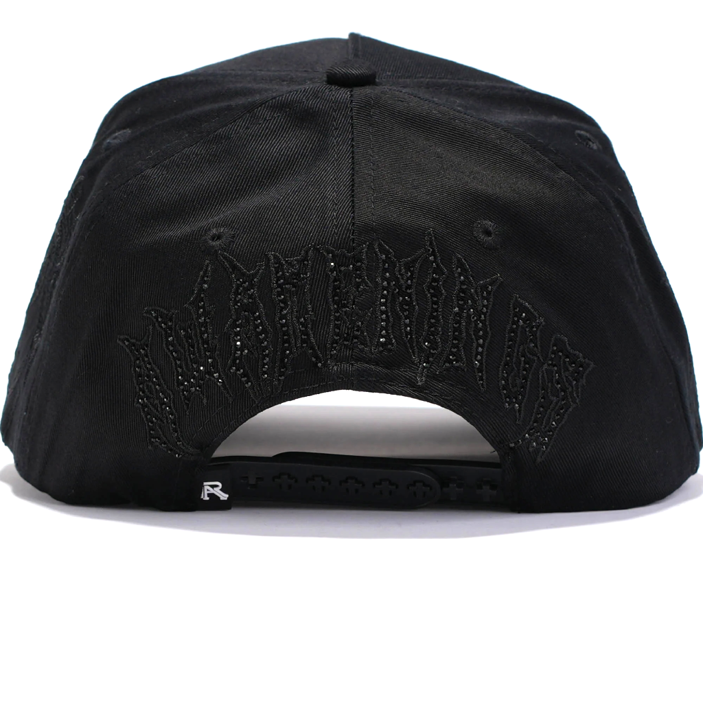 Rude Awakenings – Triple Black Crystals Snapback