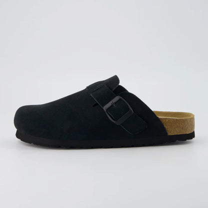 Genuine Suede Clogs by Oveltrix
