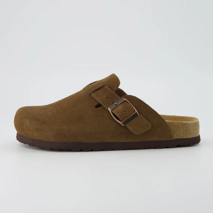 Genuine Suede Clogs by Oveltrix
