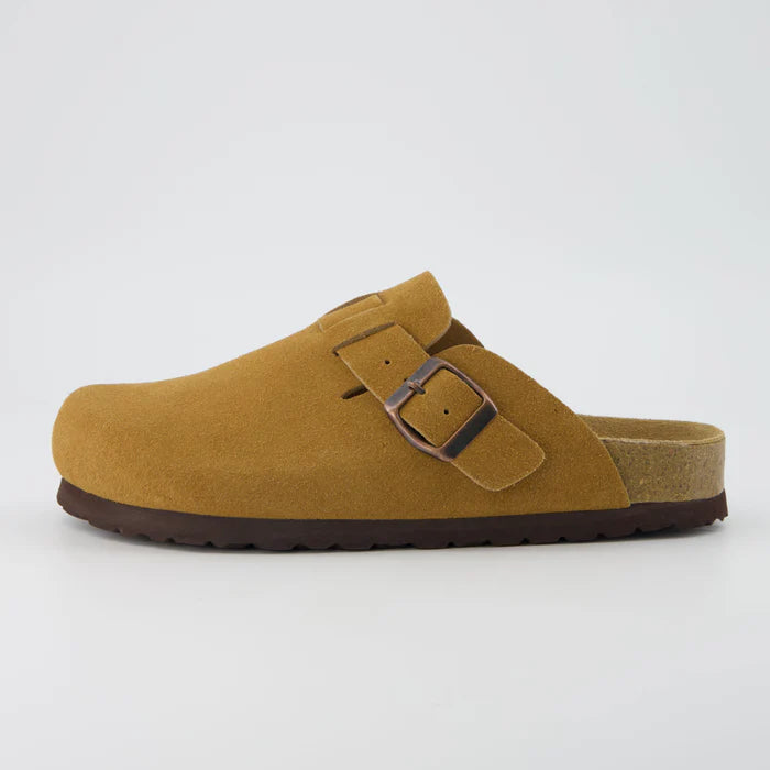 Genuine Suede Clogs by Oveltrix