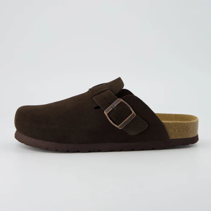 Genuine Suede Clogs by Oveltrix