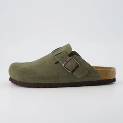 Genuine Suede Clogs by Oveltrix