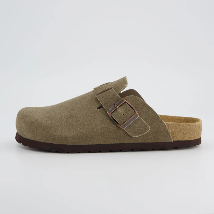 Genuine Suede Clogs by Oveltrix