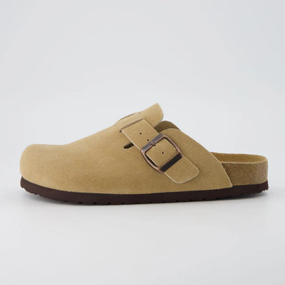 Genuine Suede Clogs by Oveltrix