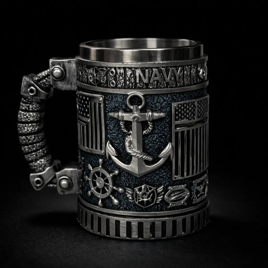 Handcrafted Military Pride Mug
