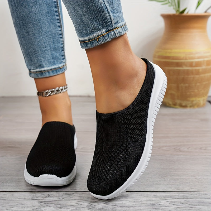 Oveltrix - Women’s Breathable Knit Slip-On Walking Shoes