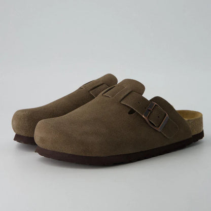 Genuine Suede Clogs by Oveltrix