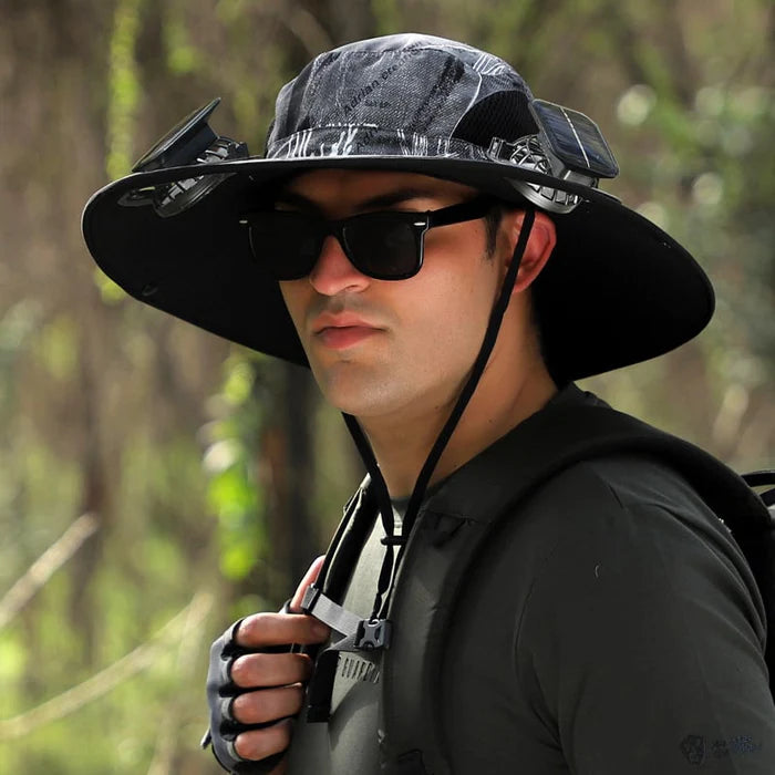 Oveltrix FanHat™ Solar-Powered Cooling Hat