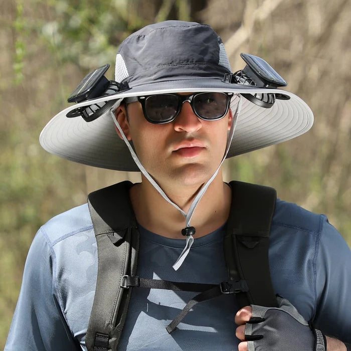 Oveltrix FanHat™ Solar-Powered Cooling Hat