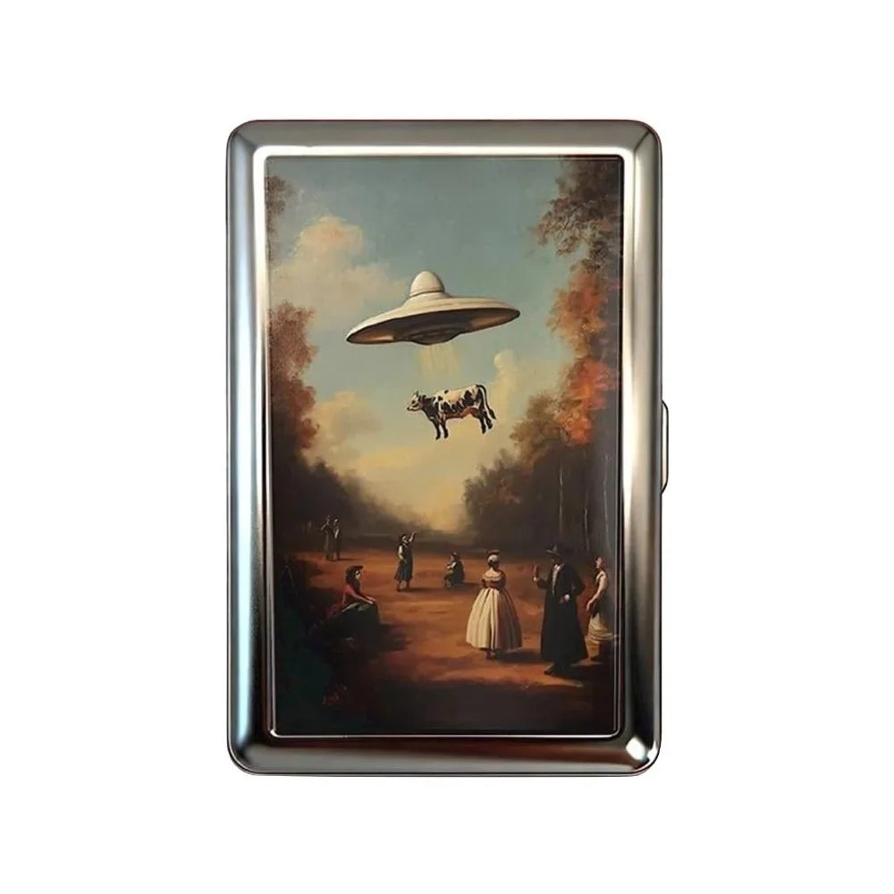 Vintage Style Versatile Metal Wallets Credit Card Case