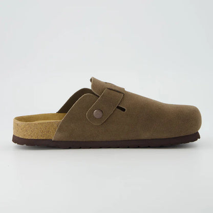 Genuine Suede Clogs by Oveltrix