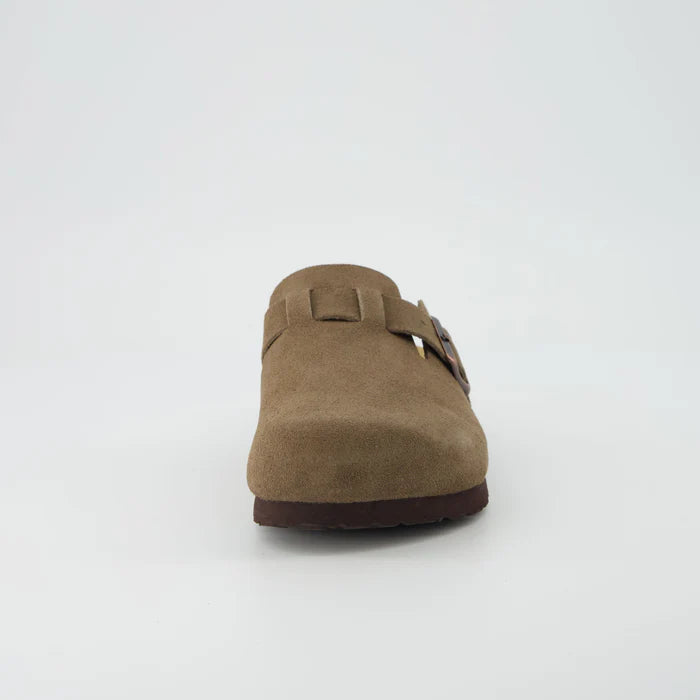 Genuine Suede Clogs by Oveltrix