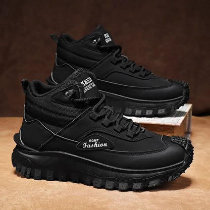 Men’s Work Hiking Boots – Waterproof, Non-Slip, Puncture and Smash Resistant, Wide Toe, Arch Support – Ideal for Daily Wear and Outdoor Adventures
