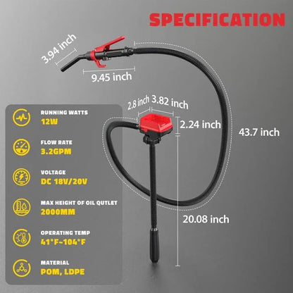 🔥LAST DAY 49% OFF-Cordless Fuel Transfer Pump