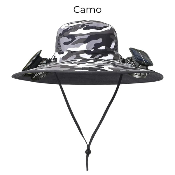 Oveltrix FanHat™ Solar-Powered Cooling Hat