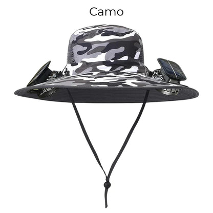 Oveltrix FanHat™ Solar-Powered Cooling Hat